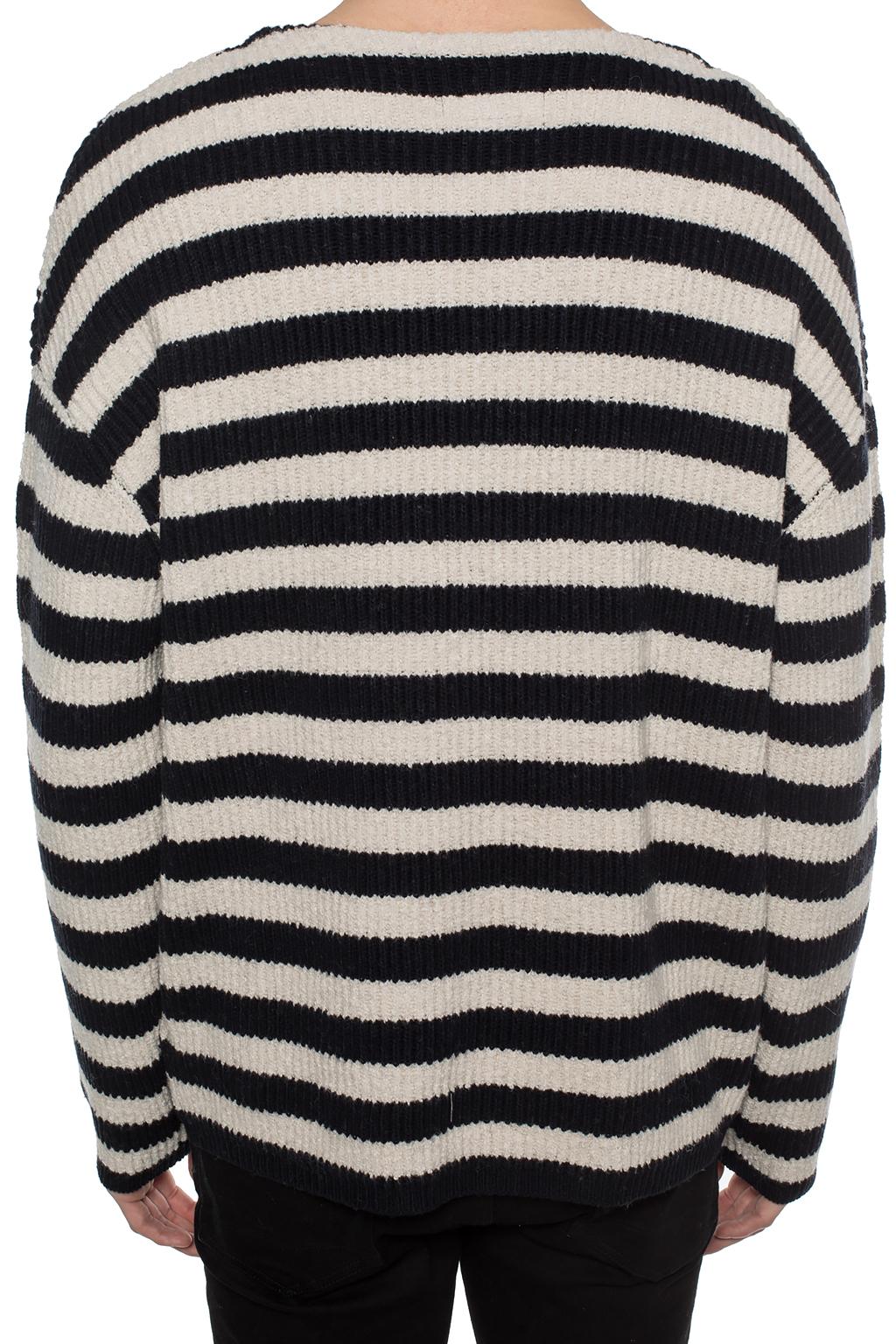 All saints striped sweatshirt online